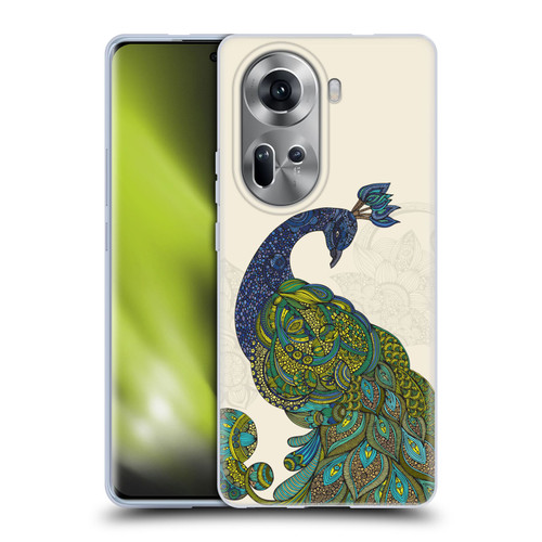 Valentina Birds Peacock Tail Soft Gel Case for OPPO Reno11