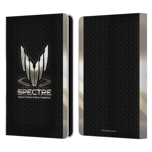 EA Bioware Mass Effect 3 Badges And Logos Spectre Leather Book Wallet Case Cover For Amazon Kindle Paperwhite 5 (2021)