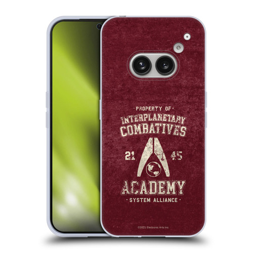 EA Bioware Mass Effect 3 Badges And Logos Interplanetary Combatives Soft Gel Case for Nothing Phone (2a)