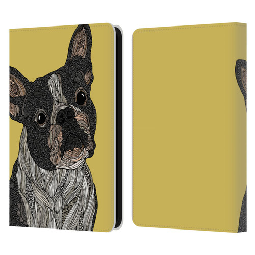 Valentina Dogs French Bulldog Leather Book Wallet Case Cover For Amazon Kindle 11th Gen 6in 2022