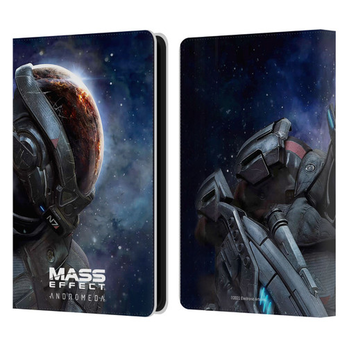 EA Bioware Mass Effect Andromeda Graphics Key Art 2017 Leather Book Wallet Case Cover For Amazon Kindle Paperwhite 5 (2021)