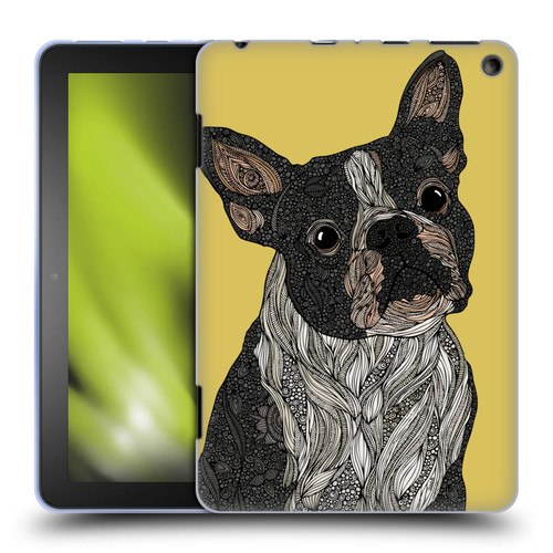 Valentina Dogs French Bulldog Soft Gel Case for Amazon Fire HD 8/Fire HD 8 Plus 2020