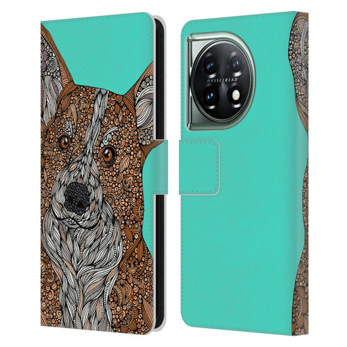 Valentina Dogs Corgi Leather Book Wallet Case Cover For OnePlus 11 5G