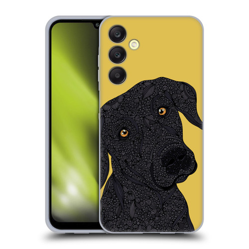 Valentina Dogs Black Labrador Soft Gel Case for Samsung Galaxy A25 5G