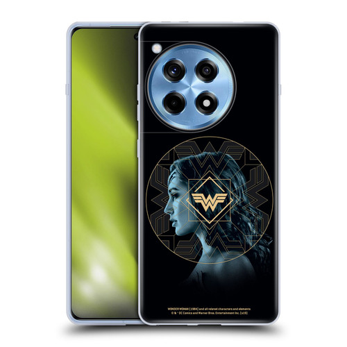 Wonder Woman 1984 Logo Art Gold Portrait Soft Gel Case for OnePlus 12R