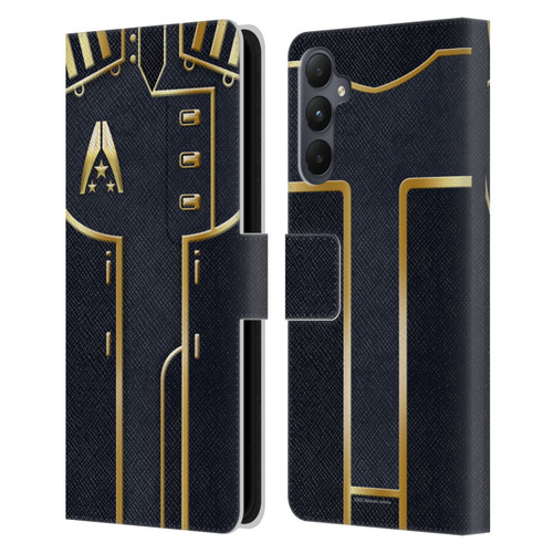 EA Bioware Mass Effect Armor Collection Officer Leather Book Wallet Case Cover For Samsung Galaxy A05s