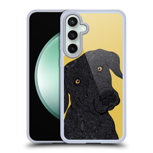 Valentina Dogs Black Labrador Soft Gel Case for Samsung Galaxy S23 FE 5G
