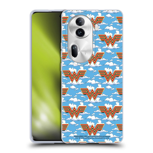 Wonder Woman 1984 Logo Art Retro Pattern 2 Soft Gel Case for OPPO Reno11 Pro