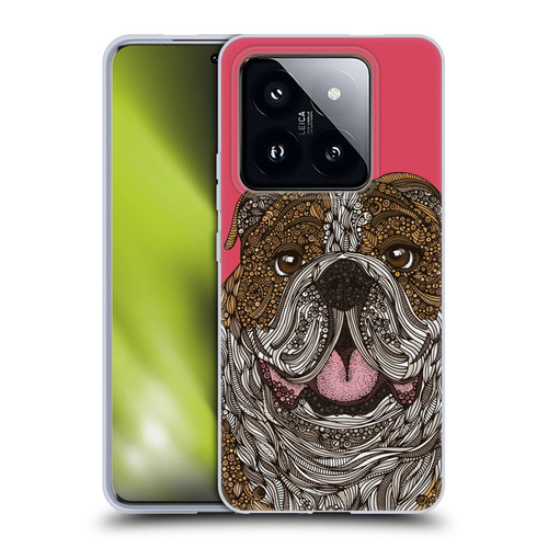Valentina Dogs English Bulldog Soft Gel Case for Xiaomi 14 Pro