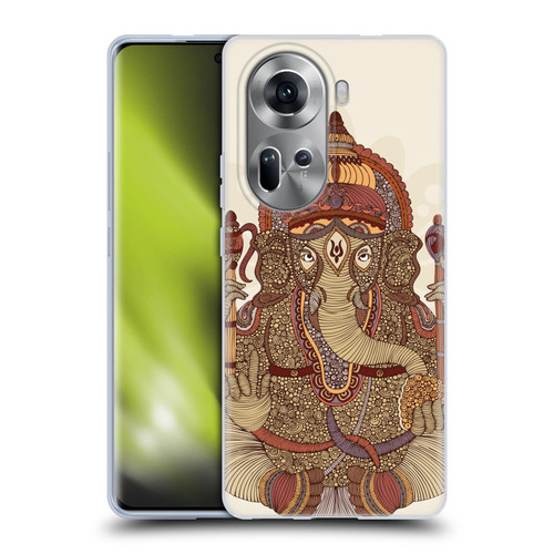 Valentina Symbols Illustration Ganesha Soft Gel Case for OPPO Reno11
