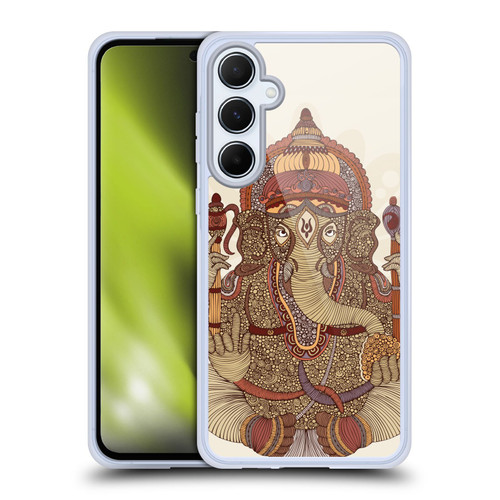 Valentina Symbols Illustration Ganesha Soft Gel Case for Samsung Galaxy A55 5G