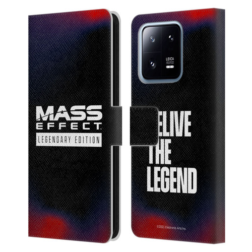 EA Bioware Mass Effect Legendary Graphics Logo Leather Book Wallet Case Cover For Xiaomi 13 Pro 5G