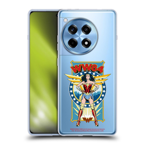 Wonder Woman 1984 Retro Art Logo And Shield Soft Gel Case for OnePlus 12R