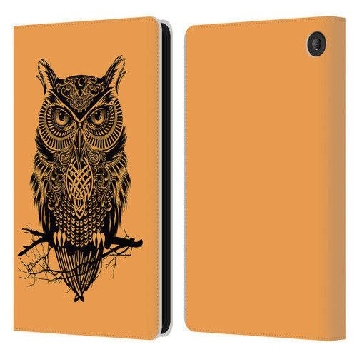 Rachel Caldwell Animals 3 Owl 2 Leather Book Wallet Case Cover For Amazon Fire 7 2022