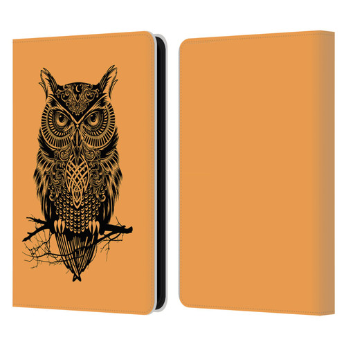 Rachel Caldwell Animals 3 Owl 2 Leather Book Wallet Case Cover For Amazon Kindle 11th Gen 6in 2022