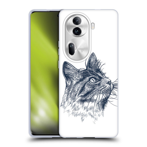 Rachel Caldwell Animals 3 Cat Soft Gel Case for OPPO Reno11 Pro