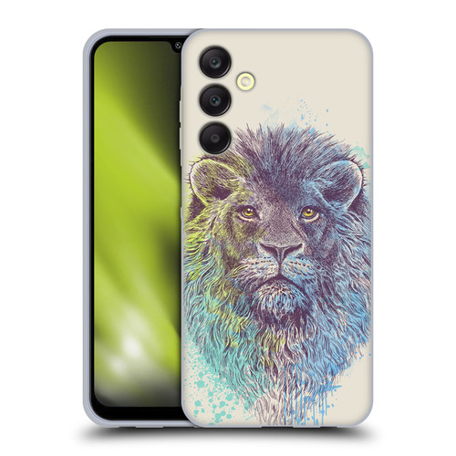 Rachel Caldwell Animals 3 Lion Soft Gel Case for Samsung Galaxy A25 5G