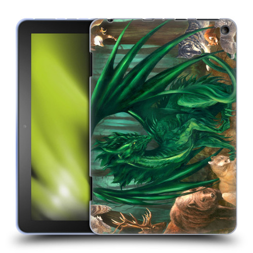Ruth Thompson Dragons Lord of the Forest Soft Gel Case for Amazon Fire HD 8/Fire HD 8 Plus 2020
