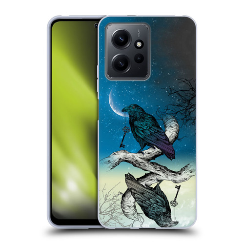 Rachel Caldwell Animals 3 Raven Soft Gel Case for Xiaomi Redmi Note 12 4G