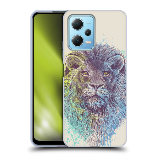 Rachel Caldwell Animals 3 Lion Soft Gel Case for Xiaomi Redmi Note 12 5G