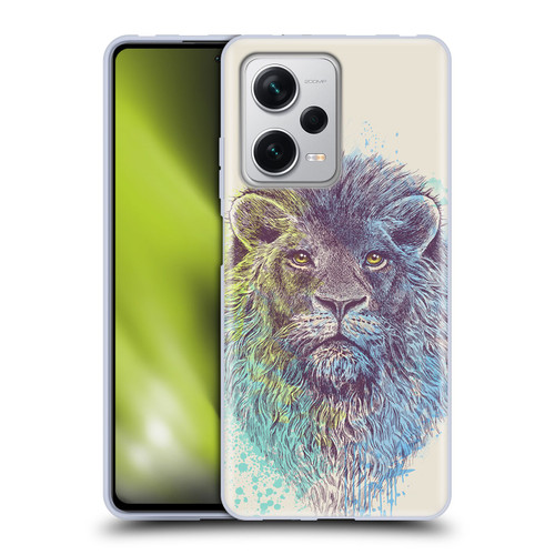 Rachel Caldwell Animals 3 Lion Soft Gel Case for Xiaomi Redmi Note 12 Pro+ 5G