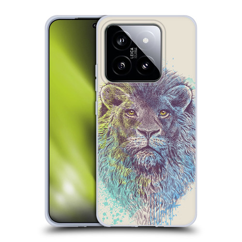 Rachel Caldwell Animals 3 Lion Soft Gel Case for Xiaomi 14