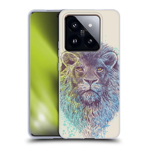 Rachel Caldwell Animals 3 Lion Soft Gel Case for Xiaomi 14 Pro