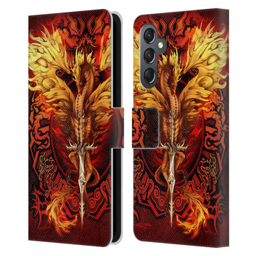 Ruth Thompson Dragons Flameblade Leather Book Wallet Case Cover For Samsung Galaxy A25 5G
