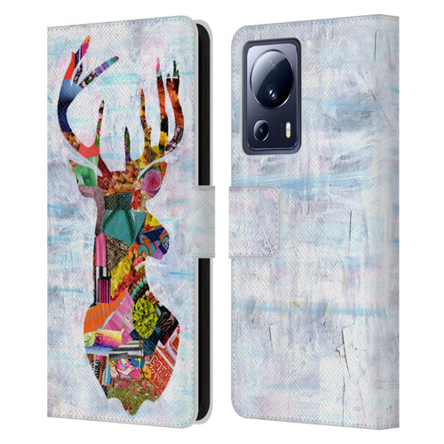 Artpoptart Animals Deer Leather Book Wallet Case Cover For Xiaomi 13 Lite 5G
