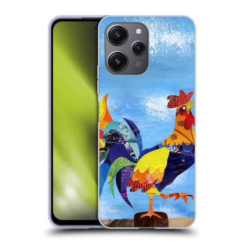 Artpoptart Animals Colorful Rooster Soft Gel Case for Xiaomi Redmi 12