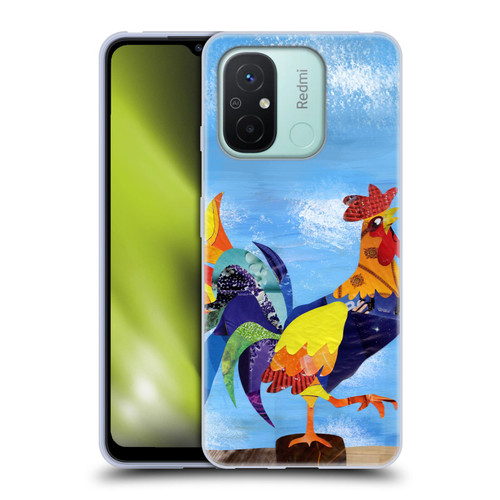 Artpoptart Animals Colorful Rooster Soft Gel Case for Xiaomi Redmi 12C