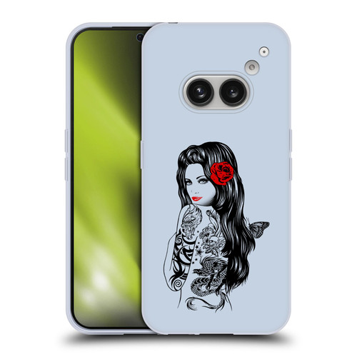 Rachel Caldwell Illustrations Tattoo Girl Soft Gel Case for Nothing Phone (2a)