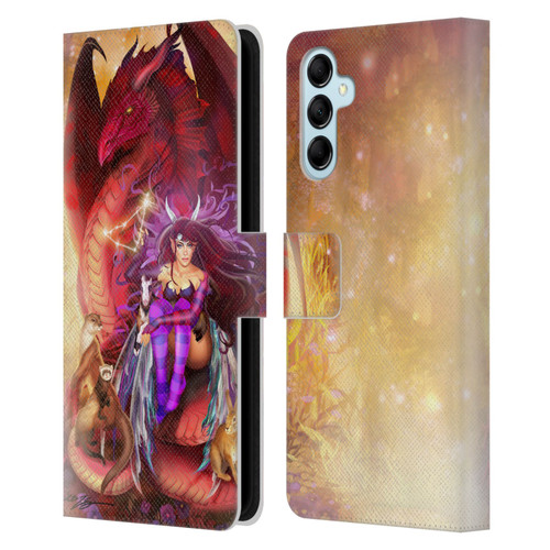 Ruth Thompson Dragons Capricorn Leather Book Wallet Case Cover For Samsung Galaxy M14 5G