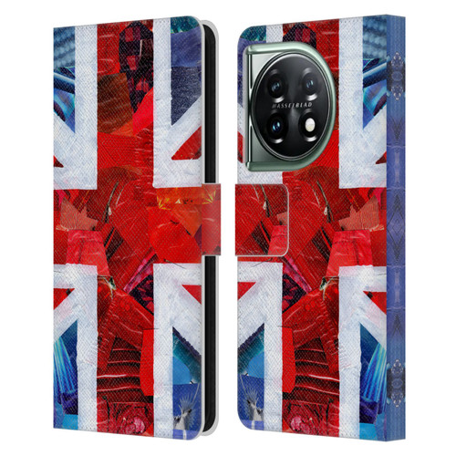 Artpoptart Flags Union Jack Leather Book Wallet Case Cover For OnePlus 11 5G