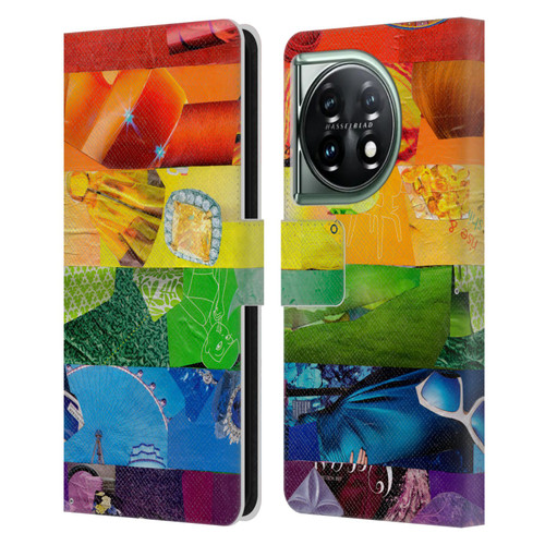 Artpoptart Flags LGBT Leather Book Wallet Case Cover For OnePlus 11 5G