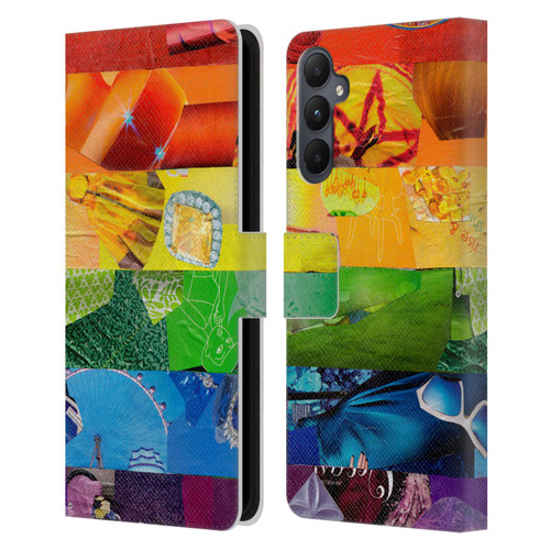 Artpoptart Flags LGBT Leather Book Wallet Case Cover For Samsung Galaxy A05s