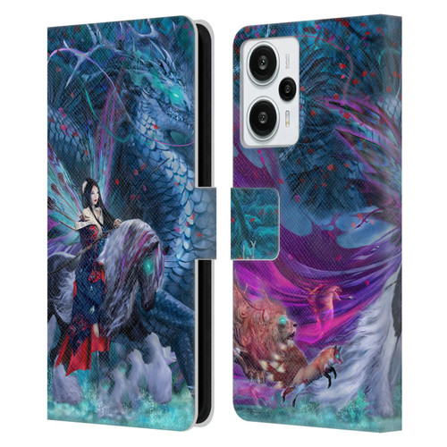 Ruth Thompson Dragons Ride of the Yokai Leather Book Wallet Case Cover For Xiaomi Redmi Note 12T
