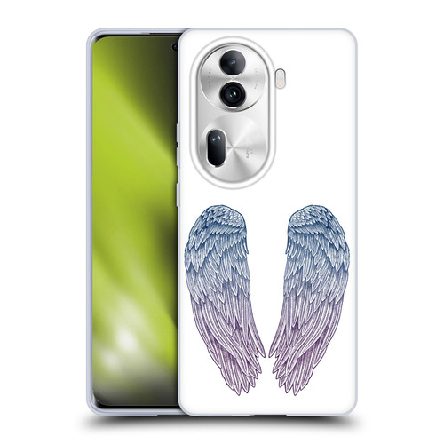 Rachel Caldwell Illustrations Angel Wings Soft Gel Case for OPPO Reno11 Pro