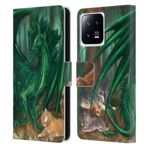 Ruth Thompson Dragons Lord of the Forest Leather Book Wallet Case Cover For Xiaomi 13 5G