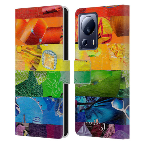 Artpoptart Flags LGBT Leather Book Wallet Case Cover For Xiaomi 13 Lite 5G