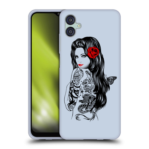 Rachel Caldwell Illustrations Tattoo Girl Soft Gel Case for Samsung Galaxy M04 5G / A04e