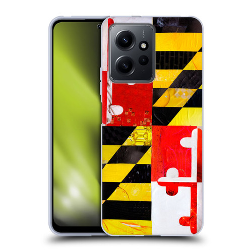 Artpoptart Flags Maryland Soft Gel Case for Xiaomi Redmi Note 12 4G