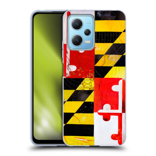 Artpoptart Flags Maryland Soft Gel Case for Xiaomi Redmi Note 12 5G