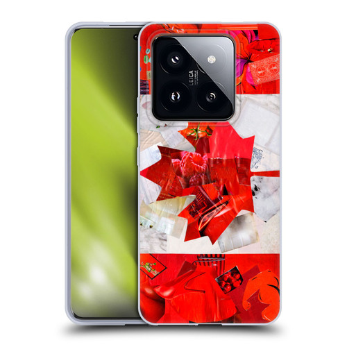 Artpoptart Flags Canada Soft Gel Case for Xiaomi 14 Pro