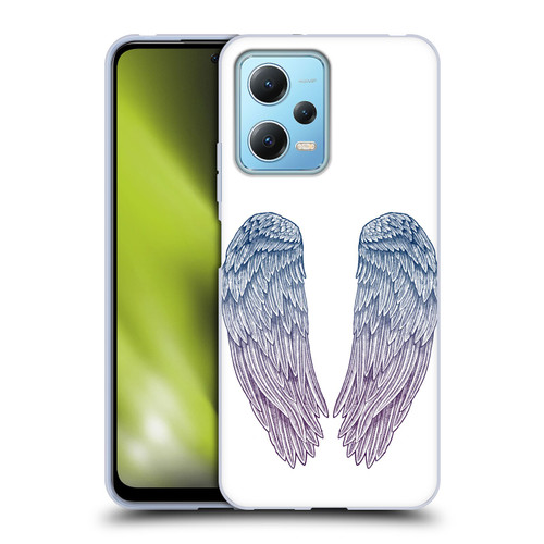 Rachel Caldwell Illustrations Angel Wings Soft Gel Case for Xiaomi Redmi Note 12 5G