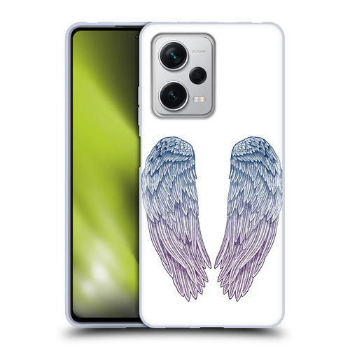 Rachel Caldwell Illustrations Angel Wings Soft Gel Case for Xiaomi Redmi Note 12 Pro+ 5G