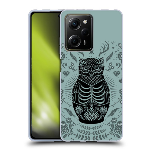 Rachel Caldwell Illustrations Owl Doll Soft Gel Case for Xiaomi Redmi Note 12 Pro 5G