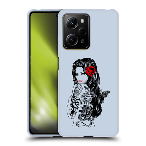 Rachel Caldwell Illustrations Tattoo Girl Soft Gel Case for Xiaomi Redmi Note 12 Pro 5G