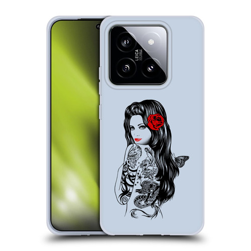 Rachel Caldwell Illustrations Tattoo Girl Soft Gel Case for Xiaomi 14