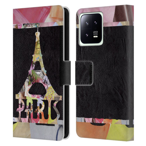Artpoptart Travel Paris Leather Book Wallet Case Cover For Xiaomi 13 5G